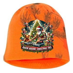 Dj Santa Claus Rockin Christmas Tree Music Xmas Winter Gift Kati - Camo Knit Beanie