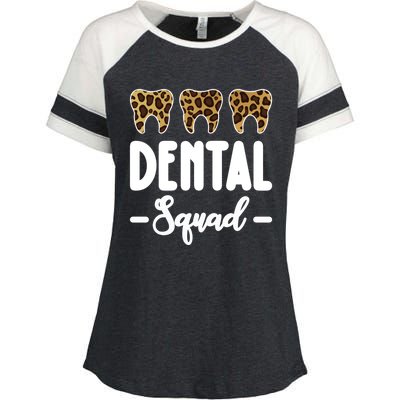 Dental Squad Costume Dental Assistant Funny Gift Enza Ladies Jersey Colorblock Tee