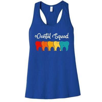 Dental Squad Costume Dental Assistant Funny Gift Women's Racerback Tank