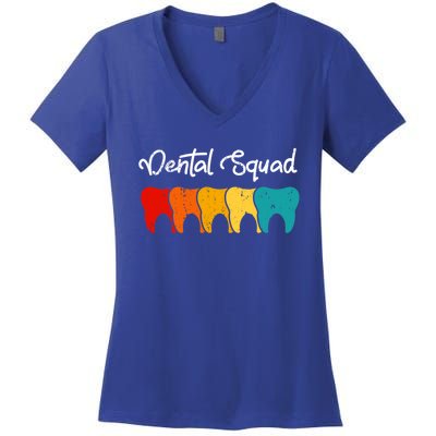 Dental Squad Costume Dental Assistant Funny Gift Women's V-Neck T-Shirt