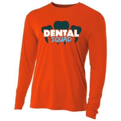 Dental Squad Costume For Dental Assistant Gift Cooling Performance Long Sleeve Crew