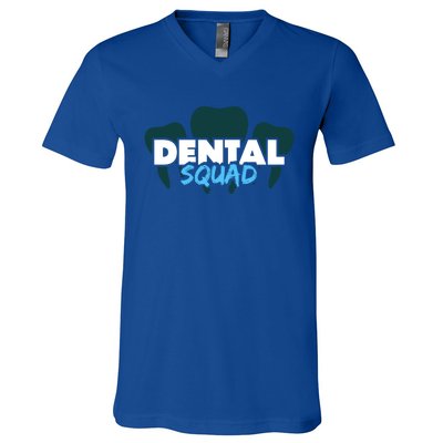 Dental Squad Costume For Dental Assistant Gift V-Neck T-Shirt