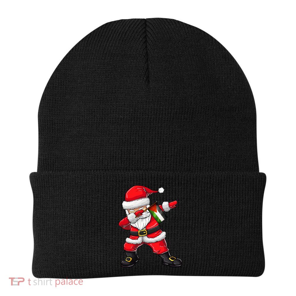 Dabbing Santa Claus From Palestine Xmas Gift Beanie
