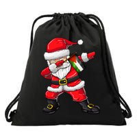 Dabbing Santa Claus From Palestine Xmas Gift Drawstring Bag