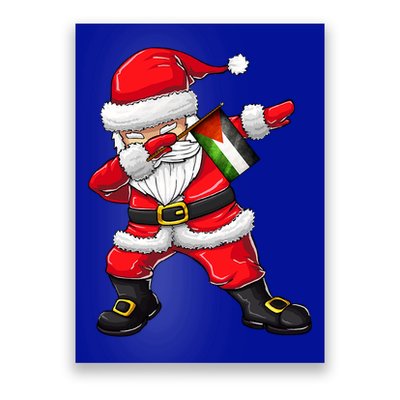 Dabbing Santa Claus From Palestine Xmas Gift Poster