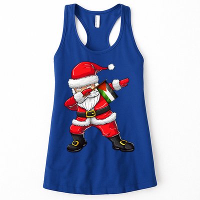 Dabbing Santa Claus From Palestine Xmas Gift Womens Tank Top