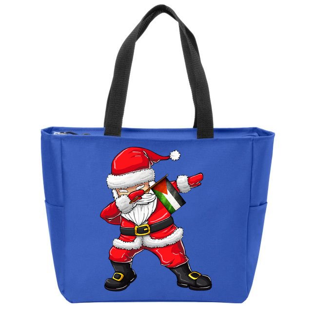 Dabbing Santa Claus From Palestine Xmas Gift Zip Tote Bag