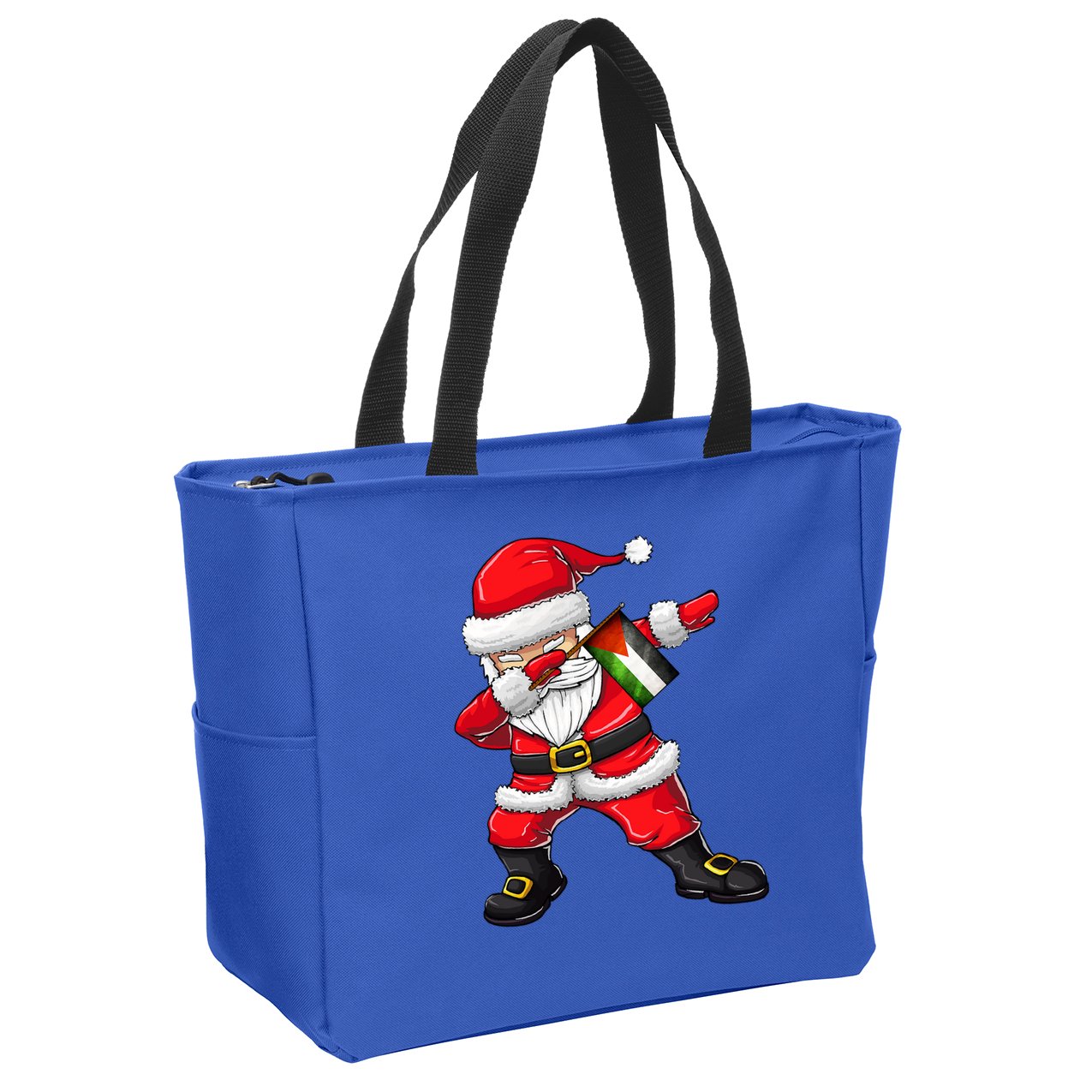 Dabbing Santa Claus From Palestine Xmas Gift Zip Tote Bag