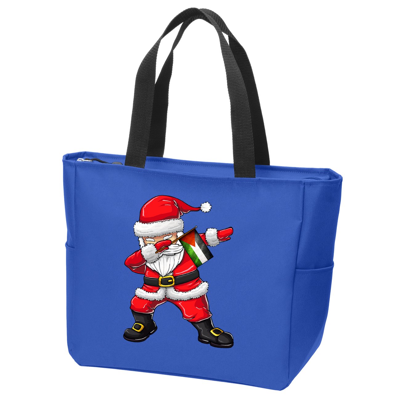 Dabbing Santa Claus From Palestine Xmas Gift Zip Tote Bag