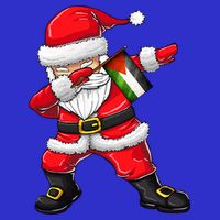 Dabbing Santa Claus From Palestine Xmas Gift Zip Tote Bag