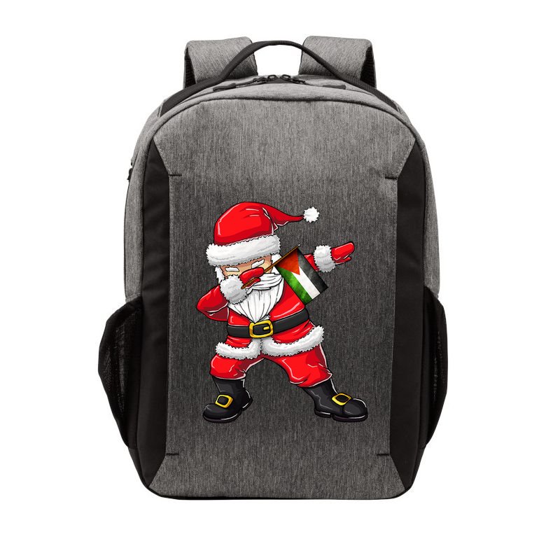 Dabbing Santa Claus From Palestine Xmas Gift Vector Backpack