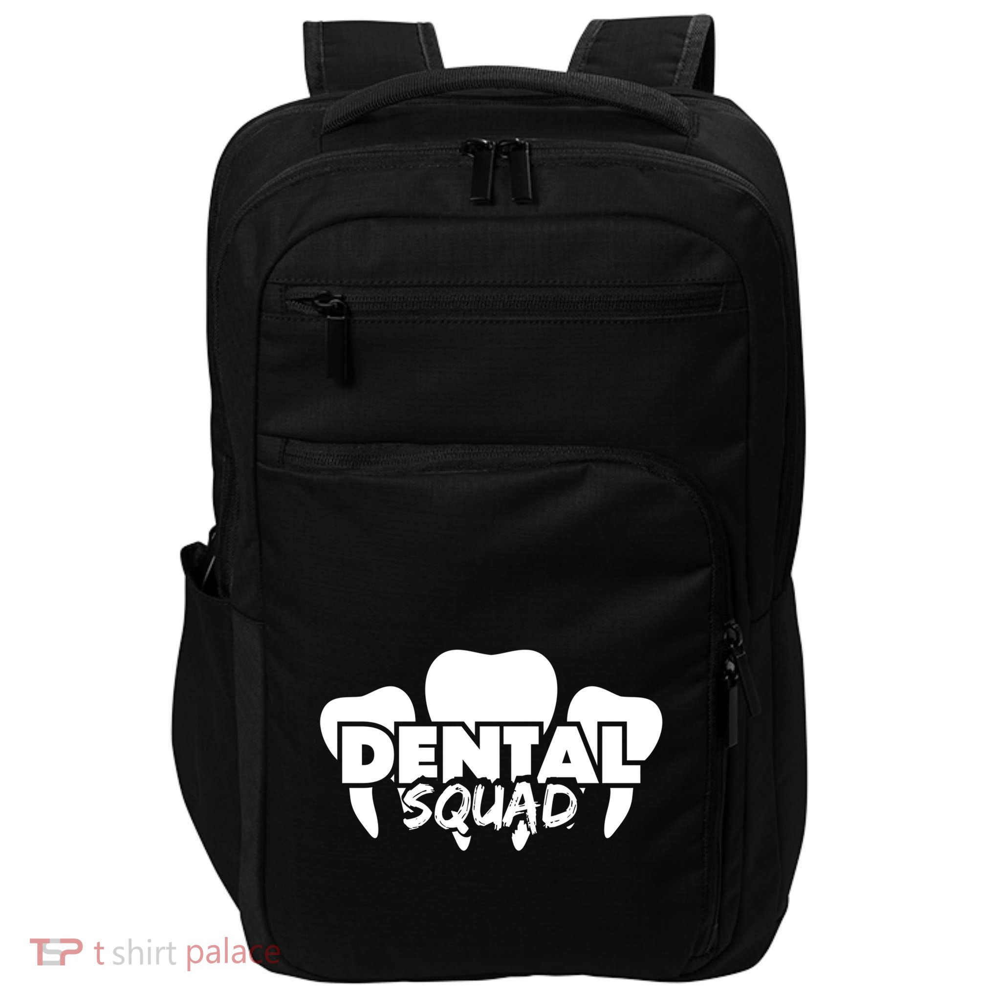 Dental Squad Costume For Dental Assistant Gift Impact Tech Backpack