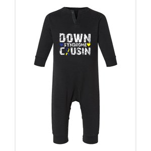 Down Syndrome Cousin Family Matching For Down Syndrome Awareness Gift Infant Fleece One Piece