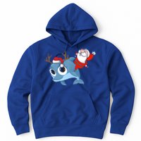 Dolphin Santa Claus Family Couple Matching Xmas Gift Cute Gift Hoodie