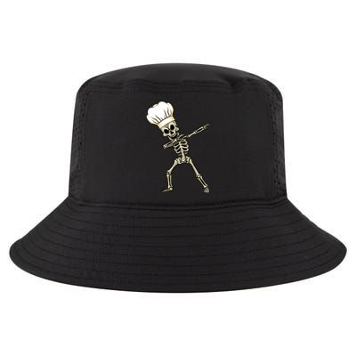 Dabbing Skeleton Chef Halloween Dabbing Scary Chef Great Gift Cool Comfort Performance Bucket Hat