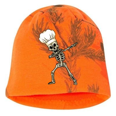 Dabbing Skeleton Chef Halloween Dabbing Scary Chef Great Gift Kati - Camo Knit Beanie