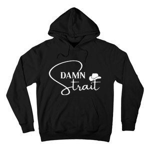 D.A.M.N. S.T.R.A.I.T Cowboy Hats Western Country Music Hoodie