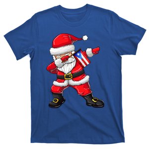 Dabbing Santa Claus From Puerto Rico Xmas Gift T-Shirt