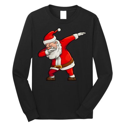 Dabbing Santa Claus Long Sleeve Shirt