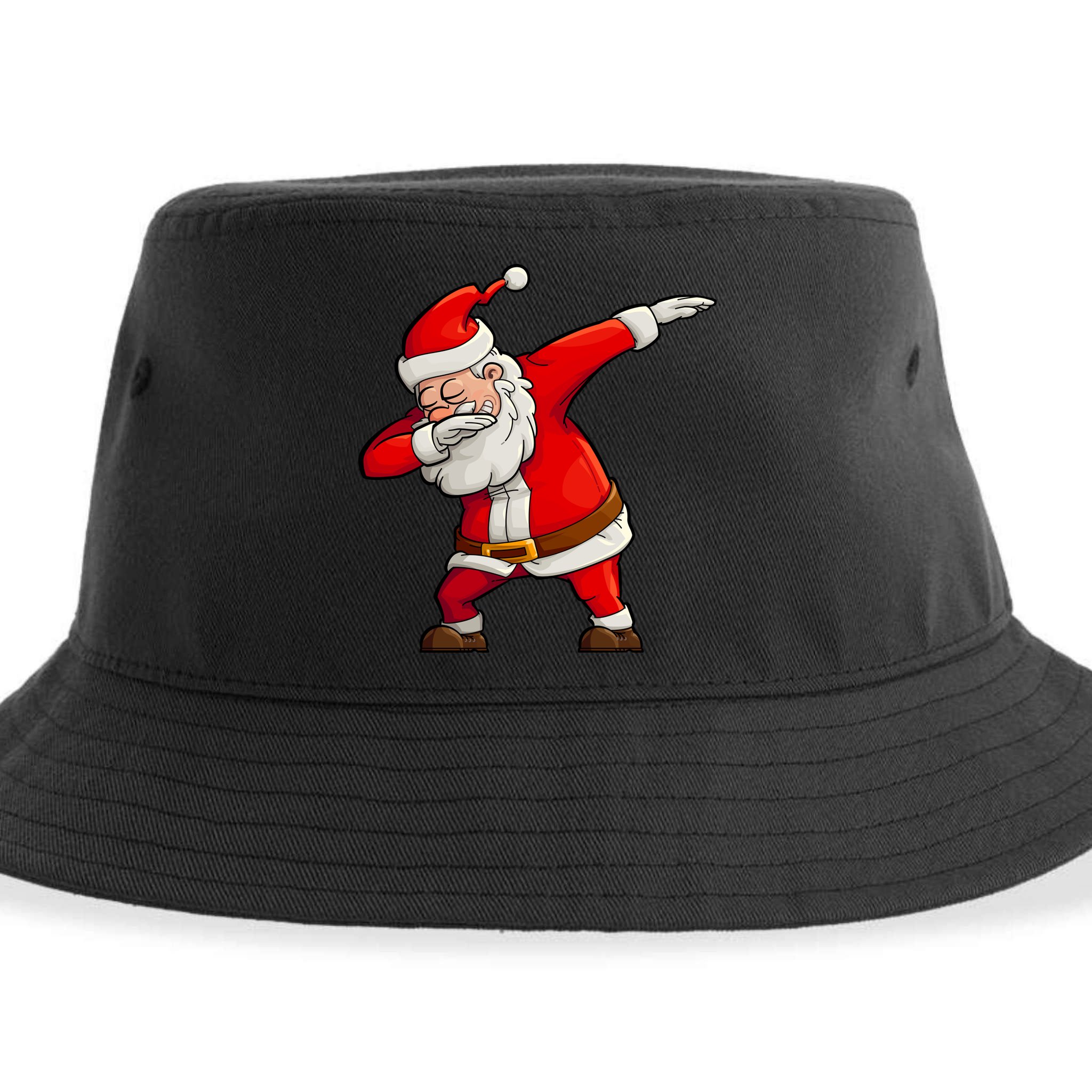 Dabbing Santa Claus Sustainable Bucket Hat
