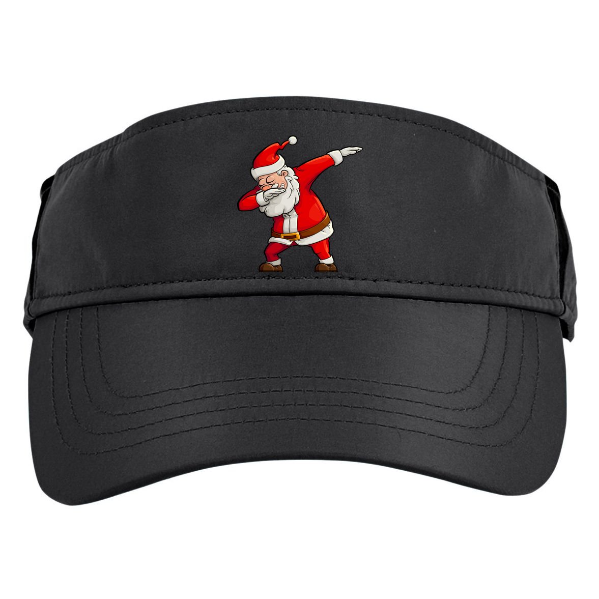 Dabbing Santa Claus Adult Drive Performance Visor