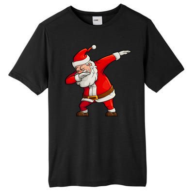 Dabbing Santa Claus Tall Fusion ChromaSoft Performance T-Shirt