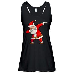 Dabbing Santa Claus Ladies Essential Flowy Tank