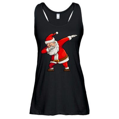 Dabbing Santa Claus Ladies Essential Flowy Tank