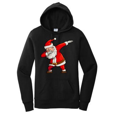 Dabbing Santa Claus Women's Pullover Hoodie