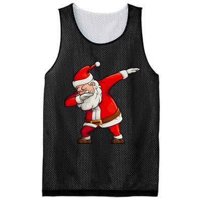 Dabbing Santa Claus Mesh Reversible Basketball Jersey Tank