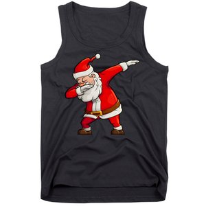 Dabbing Santa Claus Tank Top