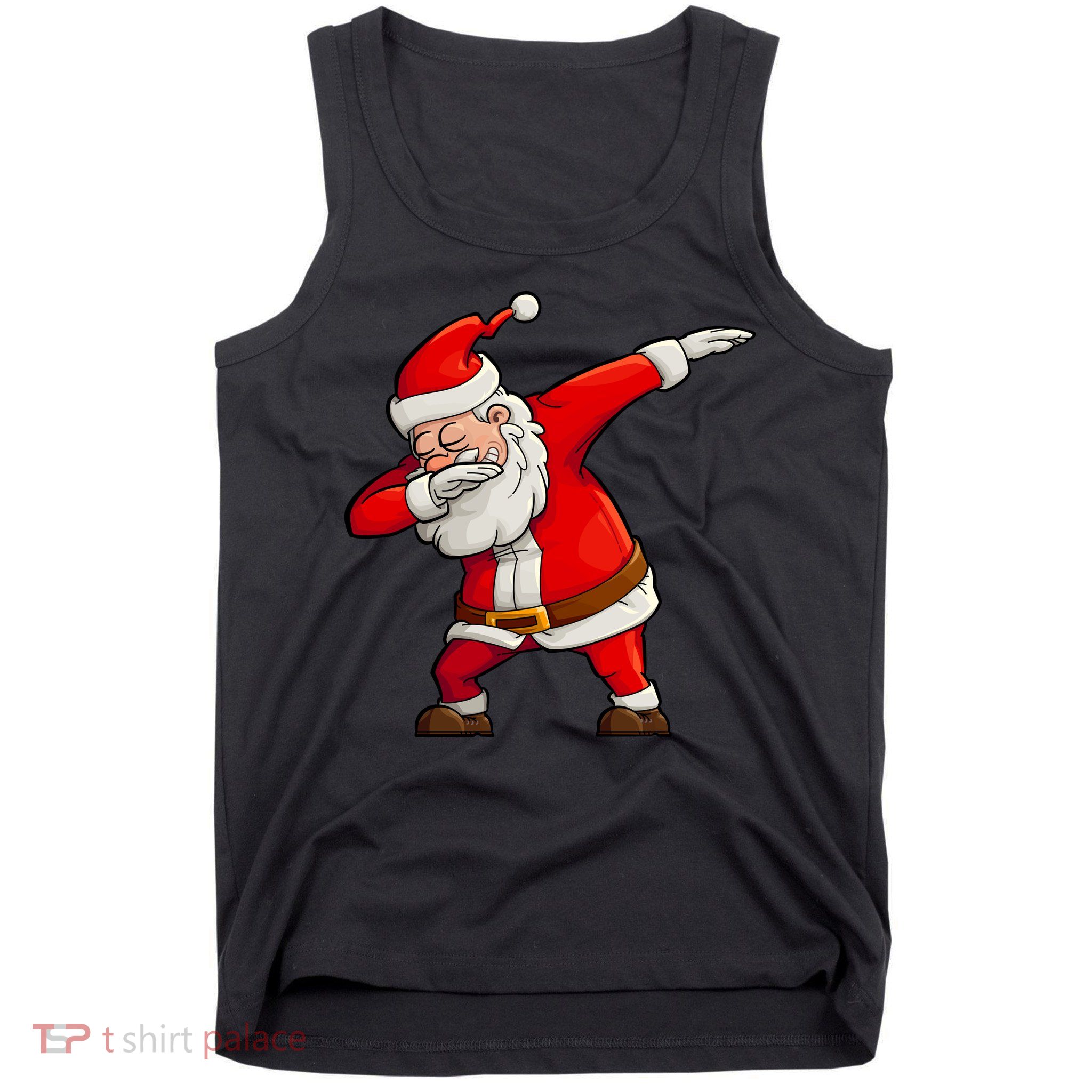 Dabbing Santa Claus Tank Top