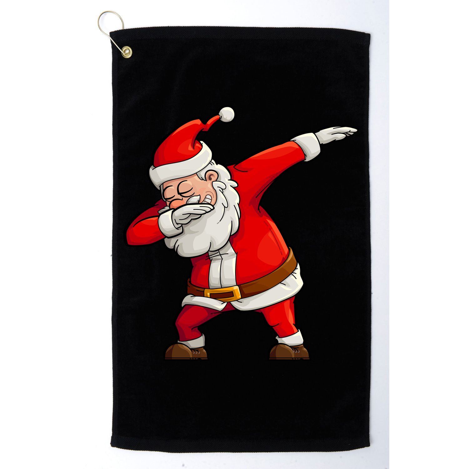 Dabbing Santa Claus Golf Towel