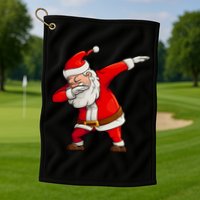 Dabbing Santa Claus Golf Towel