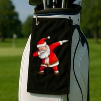 Dabbing Santa Claus Golf Towel