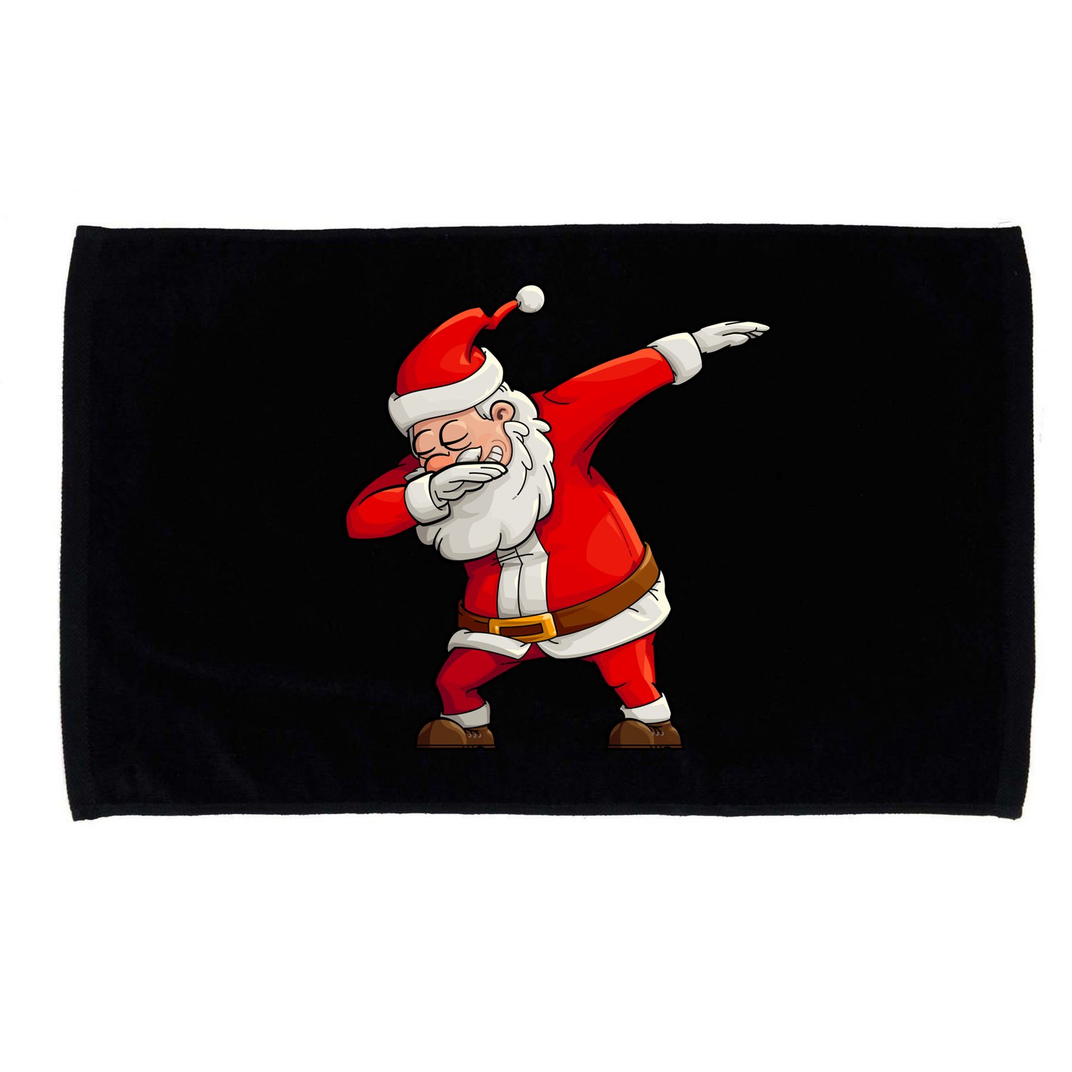 Dabbing Santa Claus Microfiber Hand Towel