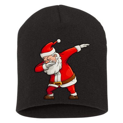 Dabbing Santa Claus Short Acrylic Beanie
