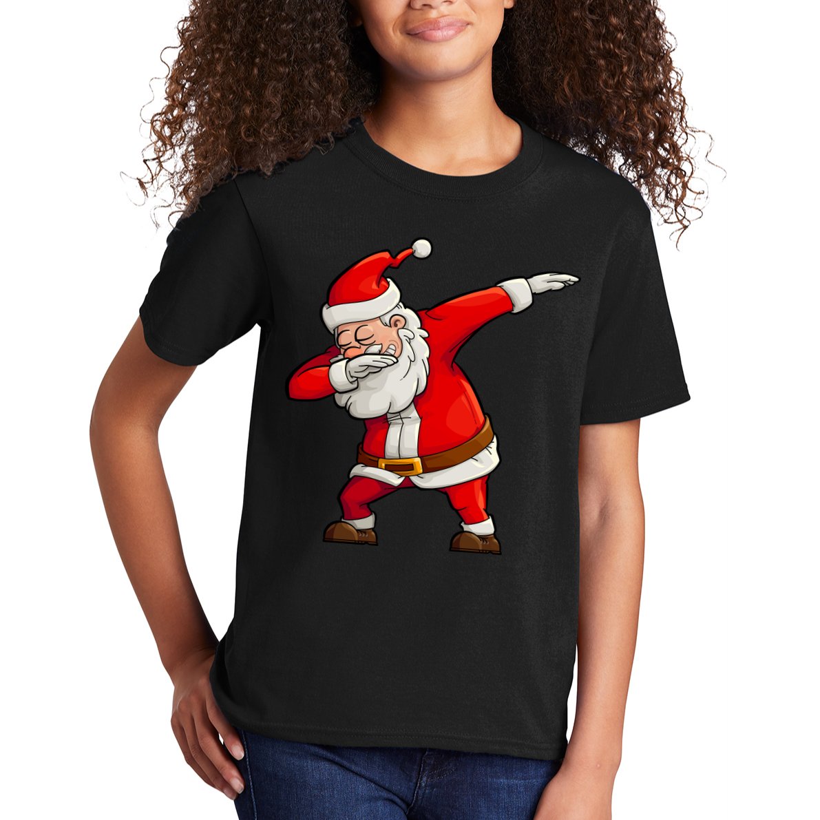Dabbing Santa Claus Kids T-Shirt