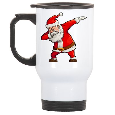 Dabbing Santa Claus Stainless Steel Travel Mug