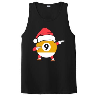 Dabbing Santa Claus Christmas Funny Pool Billiards Xmas Sport PosiCharge Competitor Tank