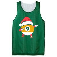 Dabbing Santa Claus Christmas Funny Pool Billiards Xmas Sport Mesh Reversible Basketball Jersey Tank