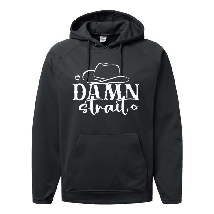 Damn S.T.R.A.I.T Country Music Performance Fleece Hoodie