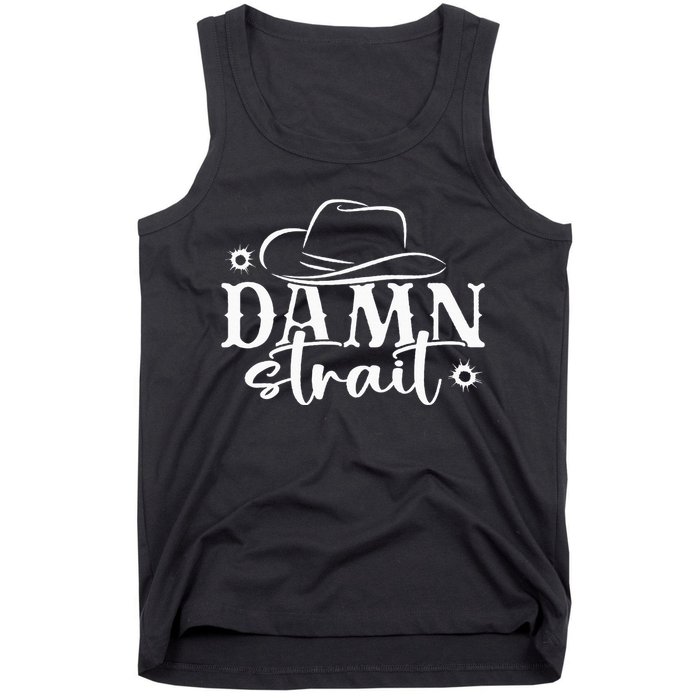 Damn S.T.R.A.I.T Country Music Tank Top