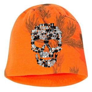 Dog Skull Creepy Puppy Skeleton Halloween Party Outfit Kati - Camo Knit Beanie