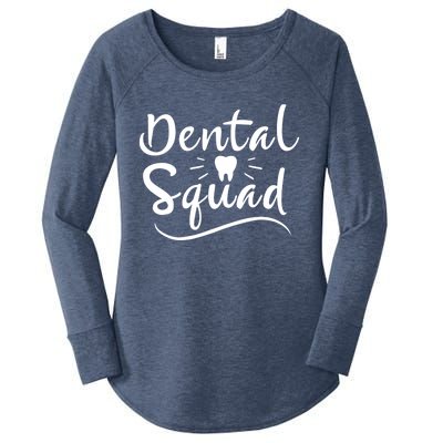 Dental Squad Cute Dentist Hygienist Assistant Orthodontist Gift Women's Perfect Tri Tunic Long Sleeve Shirt