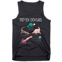 Deep Sea Creatures Educational Future Marine Biologist Tank Top