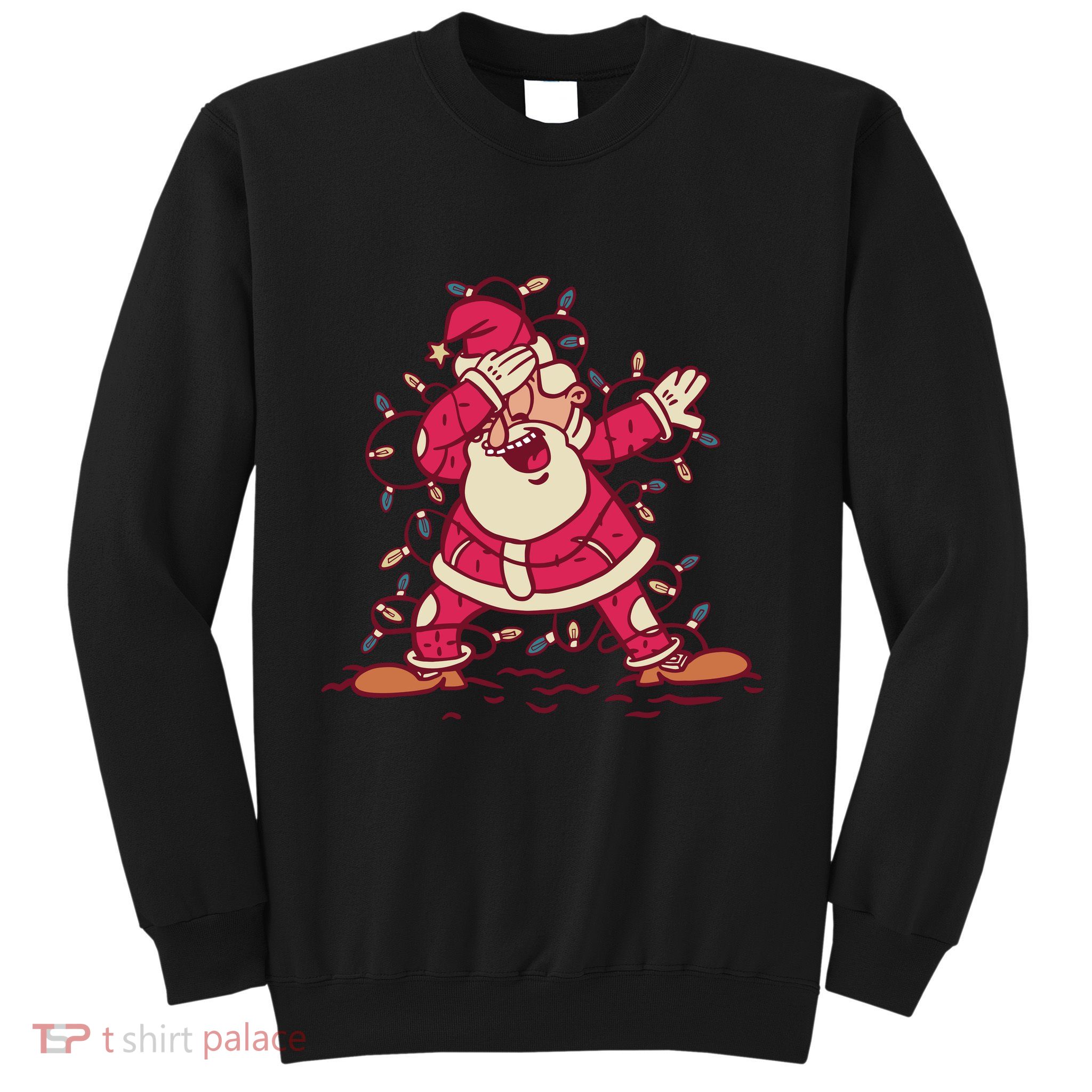 Dabbing Santa Cartoon Sweatshirt