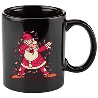 Dabbing Santa Cartoon 11oz C Handle Ceramic Mug