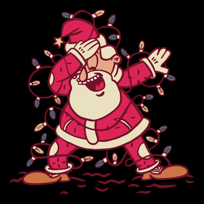 Dabbing Santa Cartoon 16 in Basic Backpack