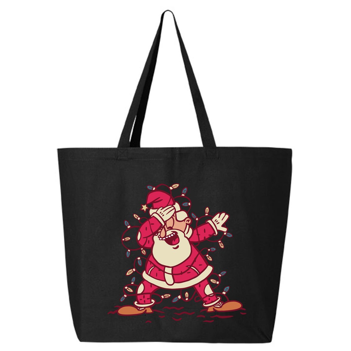 Dabbing Santa Cartoon 25L Jumbo Tote